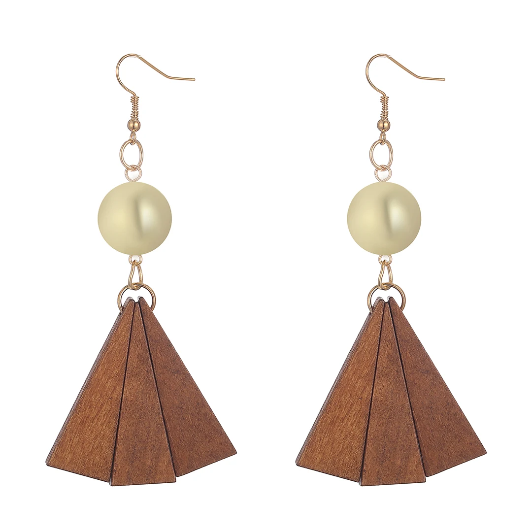 Wood Pendant Beads Earrings Bohemia Ethnic Drop Earrings Women Female Jewelry Accessories Gift
Wood Pendant Beads Earrings Bohemia Ethnic Drop Earrings Women Female Jewelry Accessories Gift