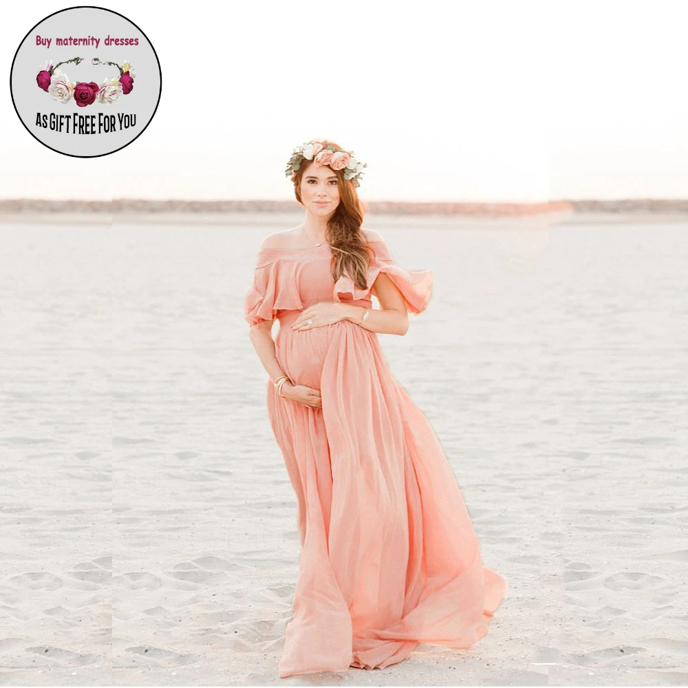 Woman Bateau Pregnant Photography Dress Mercerized Cotton Fluttering Tail Fluttering Cascading Ruffles Sleeves Long Skirt
Woman Bateau Pregnant Photography Dress Mercerized Cotton Fluttering Tail Fluttering Cascading Ruffles Sleeves Long Skirt