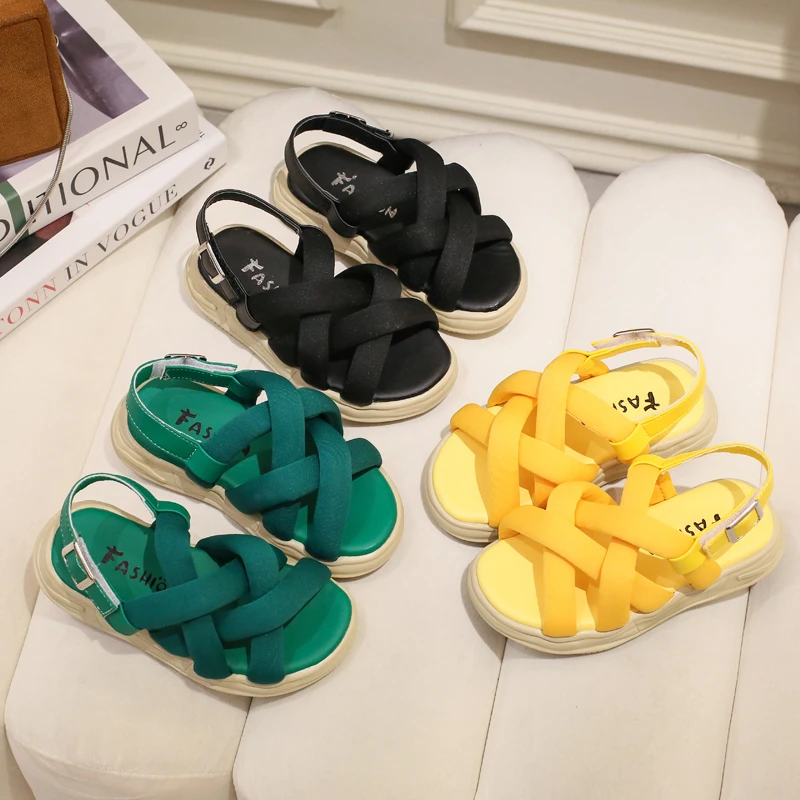 Girls Fashion Sandals Children's Roman Gladiator Shoes Hollow Out Soft Bottom Beach Sandals Kids Slipper Sweet Princess Shoes
Girls Fashion Sandals Children's Roman Gladiator Shoes Hollow Out Soft Bottom Beach Sandals Kids Slipper Sweet Princess Shoes