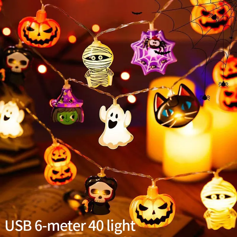 Светодиодная гирлянда на Хэллоуин
Светодиодная гирлянда на Хэллоуин