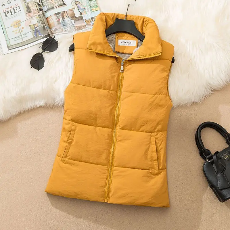 2023 Women Vest Puffer Waistcoat for Female Stand Collar Sleeveless Jacket Loose Coat Vest Women Winter Padded Jacket T53
2023 Women Vest Puffer Waistcoat for Female Stand Collar Sleeveless Jacket Loose Coat Vest Women Winter Padded Jacket T53