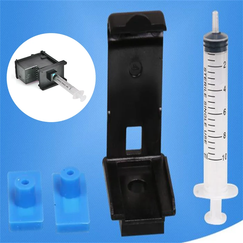 1 Set Universal DIY Ink Cartridge Clamp Absorption Clip Pumping Ink Refill Tool Kits With 5ML Syringe Needles For Canon HP
1 Set Universal DIY Ink Cartridge Clamp Absorption Clip Pumping Ink Refill Tool Kits With 5ML Syringe Needles For Canon HP