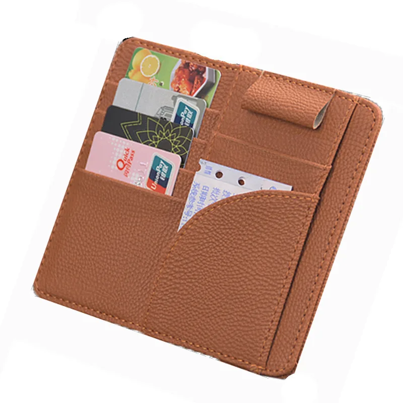 Auto Organizer PU Leather Multifunctional Car Storage Bag Sun Visor Card Holder Card Case Glasses Clip Stowing Tidying Pack 
Auto Organizer PU Leather Multifunctional Car Storage Bag Sun Visor Card Holder Card Case Glasses Clip Stowing Tidying Pack