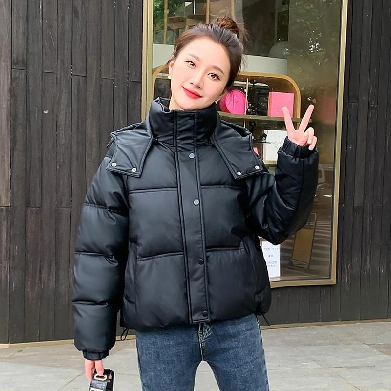 Thicken Bread Jacket Women Coat Tops Ladies Autumn Winter Parka Solid Color Full Sleeve Chic Button Jacket Fashion Stand Collar
Thicken Bread Jacket Women Coat Tops Ladies Autumn Winter Parka Solid Color Full Sleeve Chic Button Jacket Fashion Stand Collar