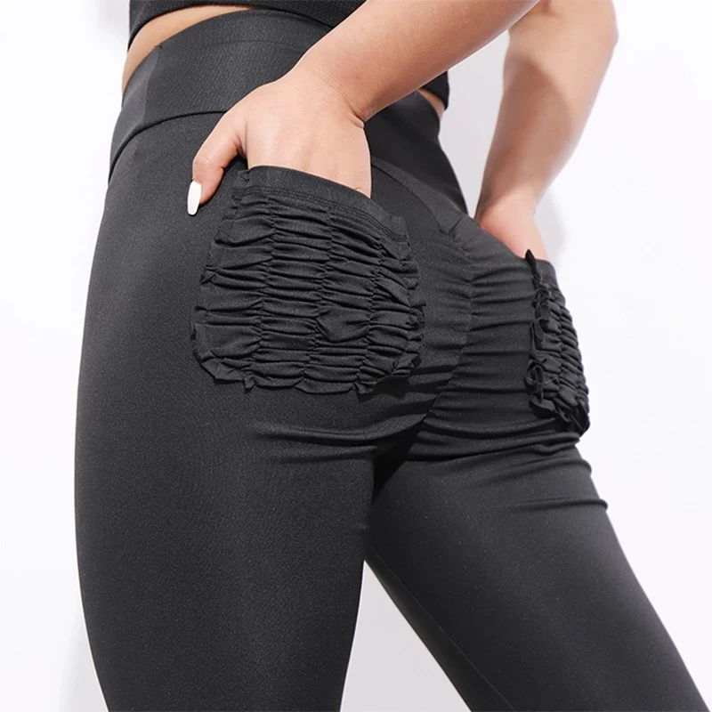 New Leggings Women's Pants High Waist Push Up Sport Yoga Pants Tight High Waist Elastic Withe Pocket Solid Butt Leggings 
New Leggings Women's Pants High Waist Push Up Sport Yoga Pants Tight High Waist Elastic Withe Pocket Solid Butt Leggings
