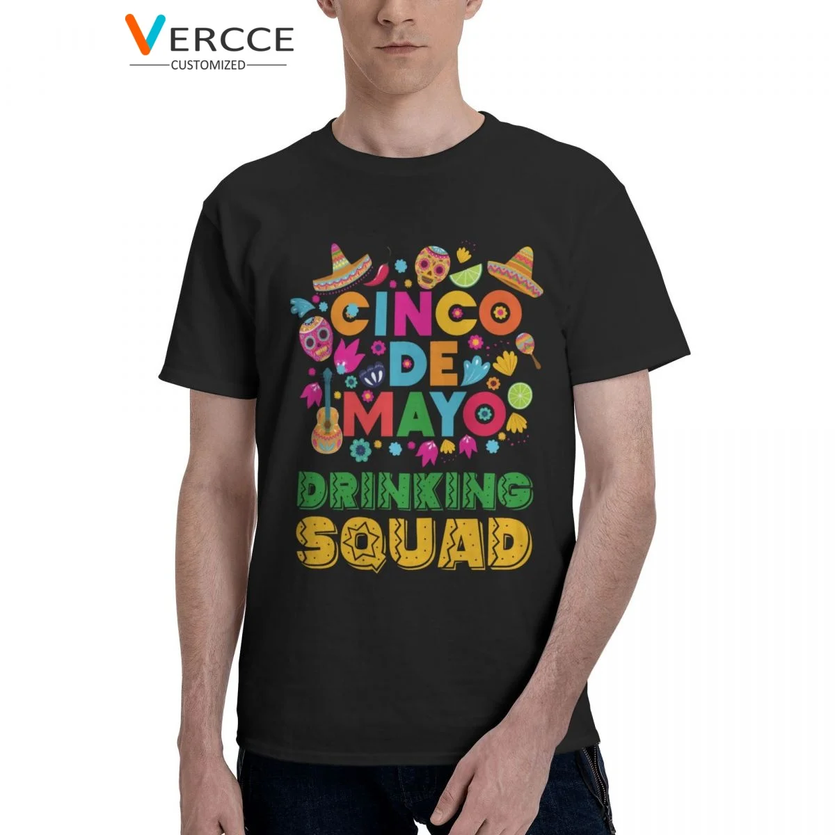 Cinco Drinko Squad Drinking Party Fiesta Funny T Shirt Cotton High Quality Tees O-neck Clothing Mens Women T-Shirt Gift Idea 
Cinco Drinko Squad Drinking Party Fiesta Funny T Shirt Cotton High Quality Tees O-neck Clothing Mens Women T-Shirt Gift Idea