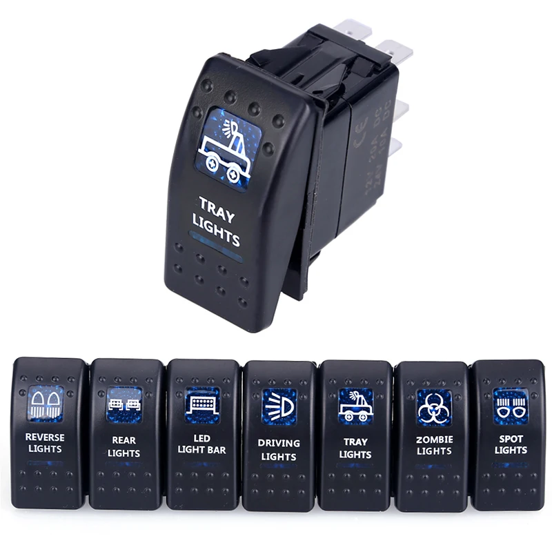 1PCS 5 Pin Marine Switch ON-OFF Car Boat Switch Waterproof With Light Illuminated LED Light For Marine ATV RZR RV Auto Truck
1PCS 5 Pin Marine Switch ON-OFF Car Boat Switch Waterproof With Light Illuminated LED Light For Marine ATV RZR RV Auto Truck