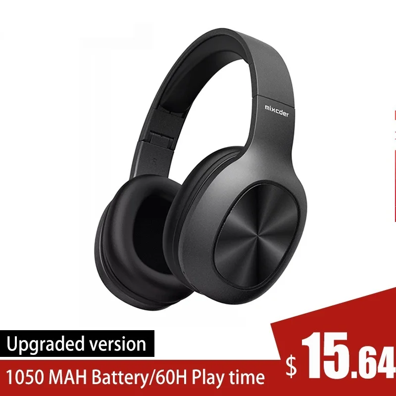 Mixcder HD901 Wireless Headphones Bluetooth 5.0 TF Card Free Control 40MM Drivers Headset with Microphone for Sports People
Mixcder HD901 Wireless Headphones Bluetooth 5.0 TF Card Free Control 40MM Drivers Headset with Microphone for Sports People