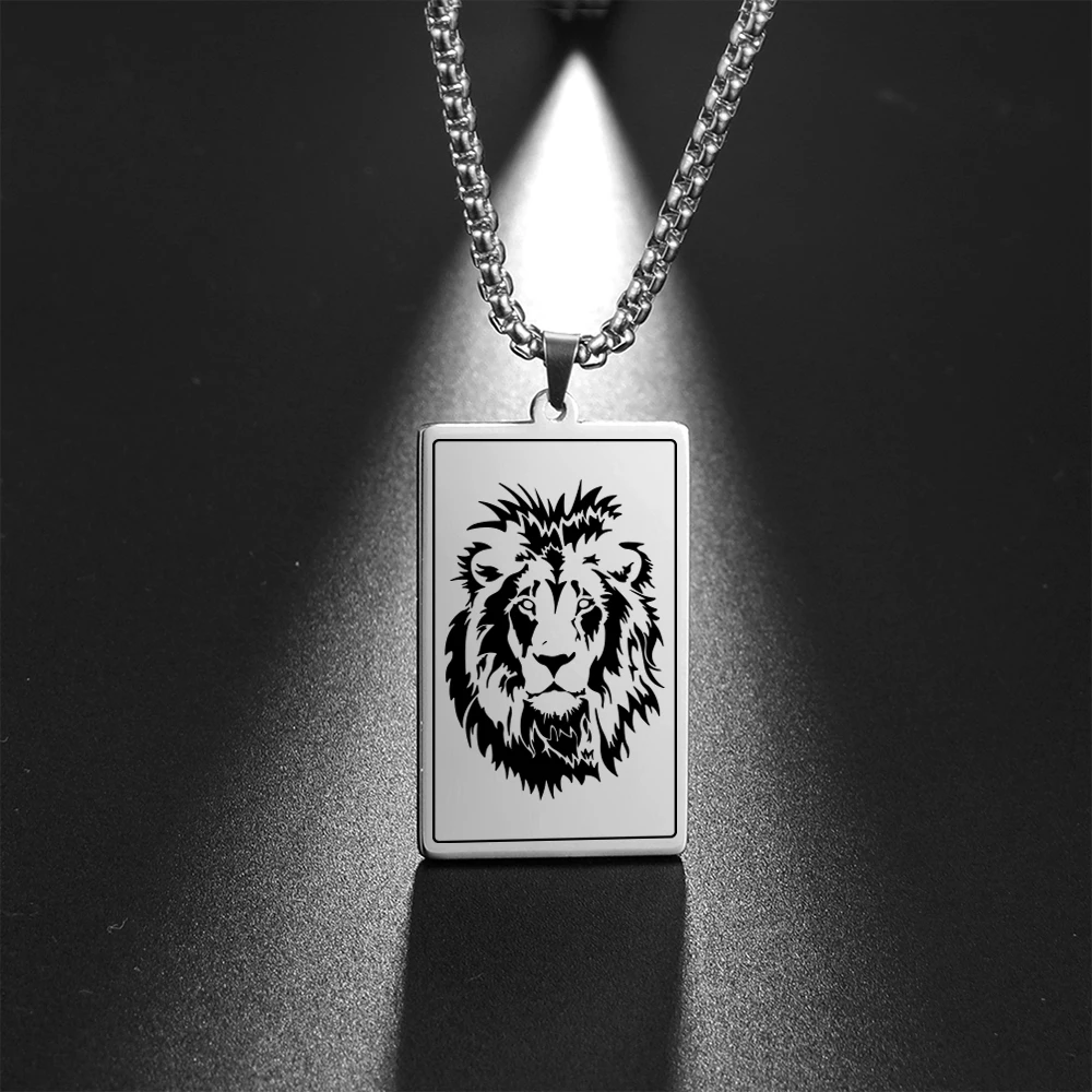 Мужское ожерелье Dreamtimes, стильное длинное ожерелье с кулоном в виде головы льва с животными, модная цепочка в коробке с животными, подвесное ...
Мужское ожерелье Dreamtimes, стильное длинное ожерелье с кулоном в виде головы льва с животными, модная цепочка в коробке с животными, подвесное ...