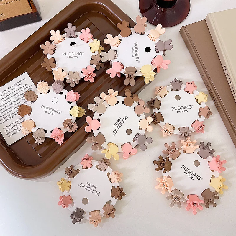 10Pcs/set Kids Matte Plastic Mini Hair Claws Clips Baby Girl Sweet Small Hairpin Children Barrettes Headwear Fashion Accessories
10Pcs/set Kids Matte Plastic Mini Hair Claws Clips Baby Girl Sweet Small Hairpin Children Barrettes Headwear Fashion Accessories