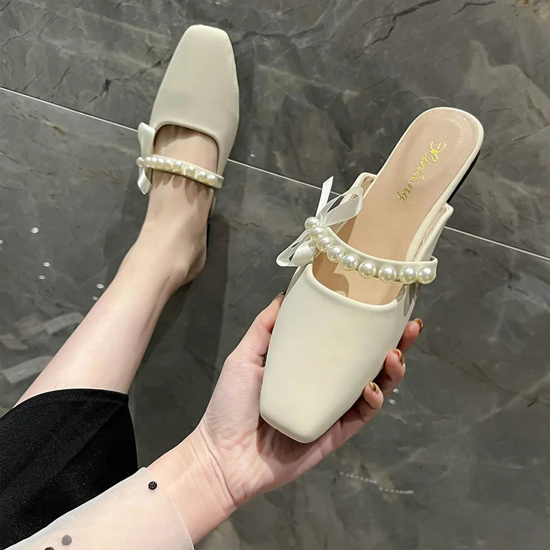 Loafers Shoes Cover Toe Low Butterfly-Knot Woman's Slippers Slides Female Mule 2022 Flat Mules PU Basic Rubber Butterfly-knot
Loafers Shoes Cover Toe Low Butterfly-Knot Woman's Slippers Slides Female Mule 2022 Flat Mules PU Basic Rubber Butterfly-knot