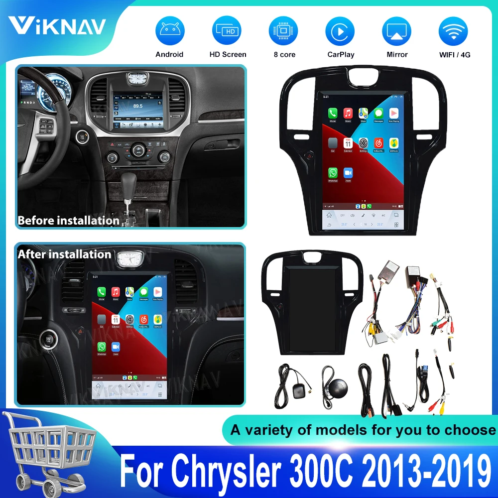 Автомагнитола на Android 11 для Chrysler 300C 2013-2019, фото-и видеоплеер
Автомагнитола на Android 11 для Chrysler 300C 2013-2019, фото-и видеоплеер
