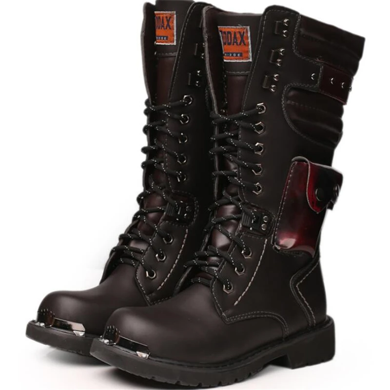 Men Motorcycle Boots Rock Punk Metal Man Shoes Outdoor Military Tactical Boots Comfy Casual Workwear Boots Mens Military Boots
Men Motorcycle Boots Rock Punk Metal Man Shoes Outdoor Military Tactical Boots Comfy Casual Workwear Boots Mens Military Boots