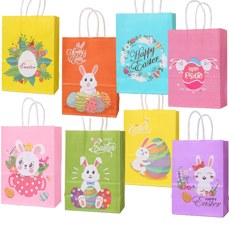 4pcs Easter Bunny Paper Gift Bags Rabbit Eggs Cookies Candy Box Packaging Bags for Happy Easter Party Decorations Kids Birthday
4pcs Easter Bunny Paper Gift Bags Rabbit Eggs Cookies Candy Box Packaging Bags for Happy Easter Party Decorations Kids Birthday