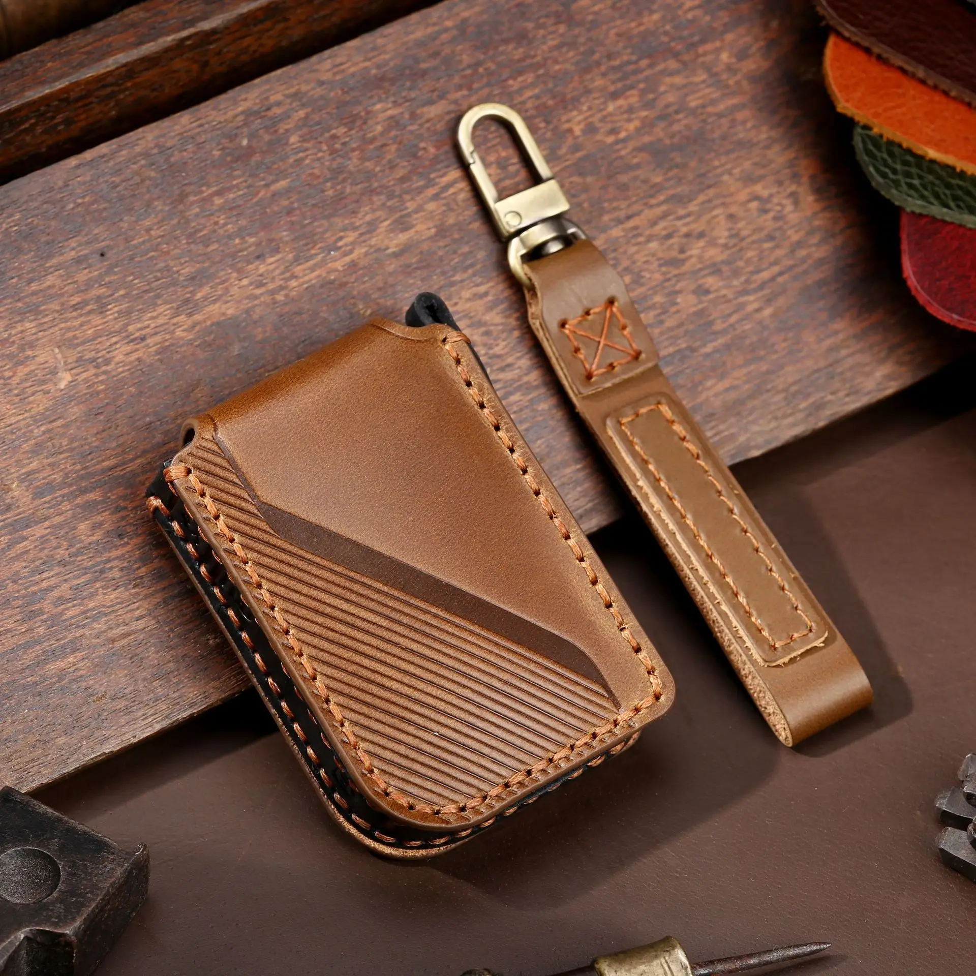 Handmade Leather Car Key Case Cover For Lynk Co 05 06 01 Keycahin Car Accessories
Handmade Leather Car Key Case Cover For Lynk Co 05 06 01 Keycahin Car Accessories