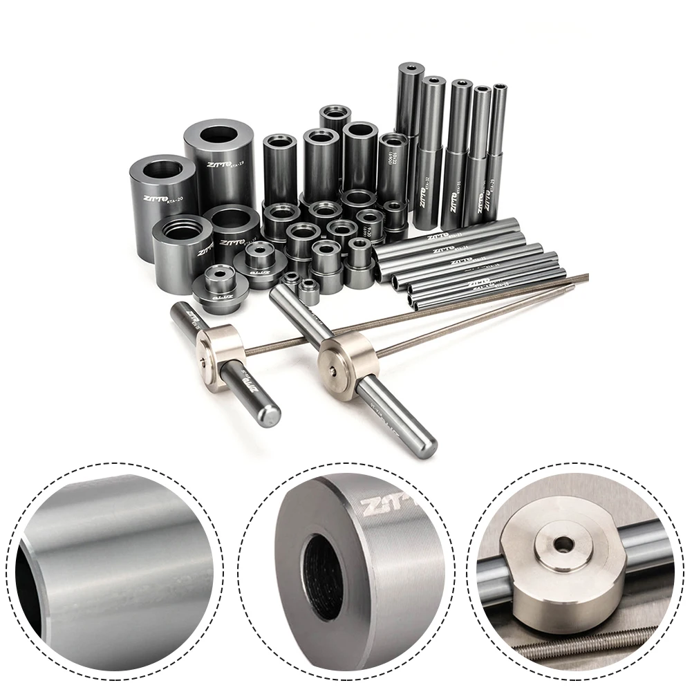 Bicycle Hub Headset Bottom Bracket Installation And Removal Press-in Tools Set Press-in Bottom Bracket Cycling Repair Kit
Bicycle Hub Headset Bottom Bracket Installation And Removal Press-in Tools Set Press-in Bottom Bracket Cycling Repair Kit