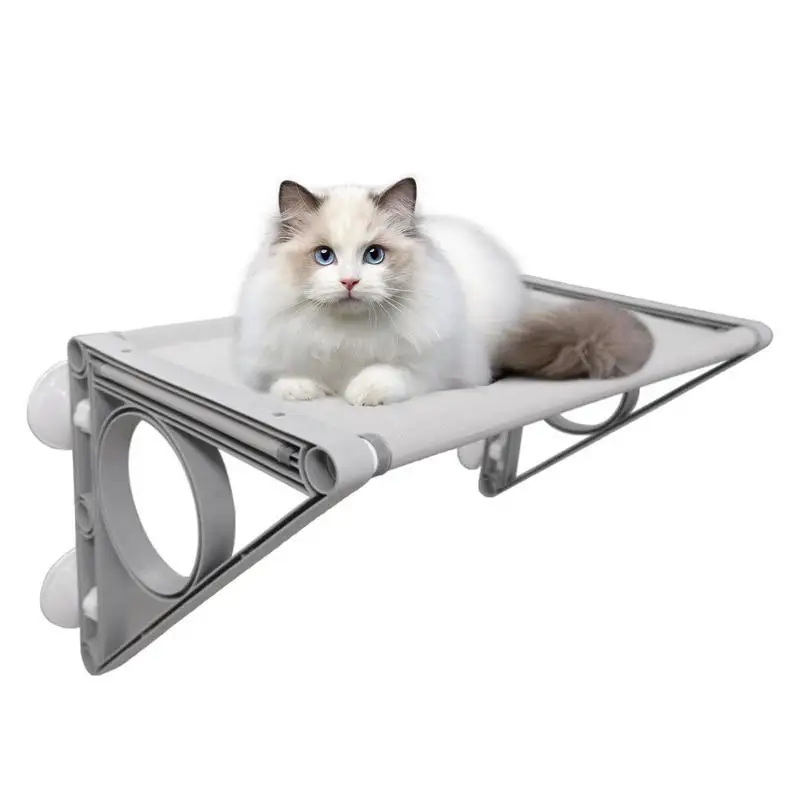 

Cat Hammock Cats Multi-Use Hammock Perch With Breathable Mesh Fabric Cats Playing Toys For Balcony Pets Shelters Living Room