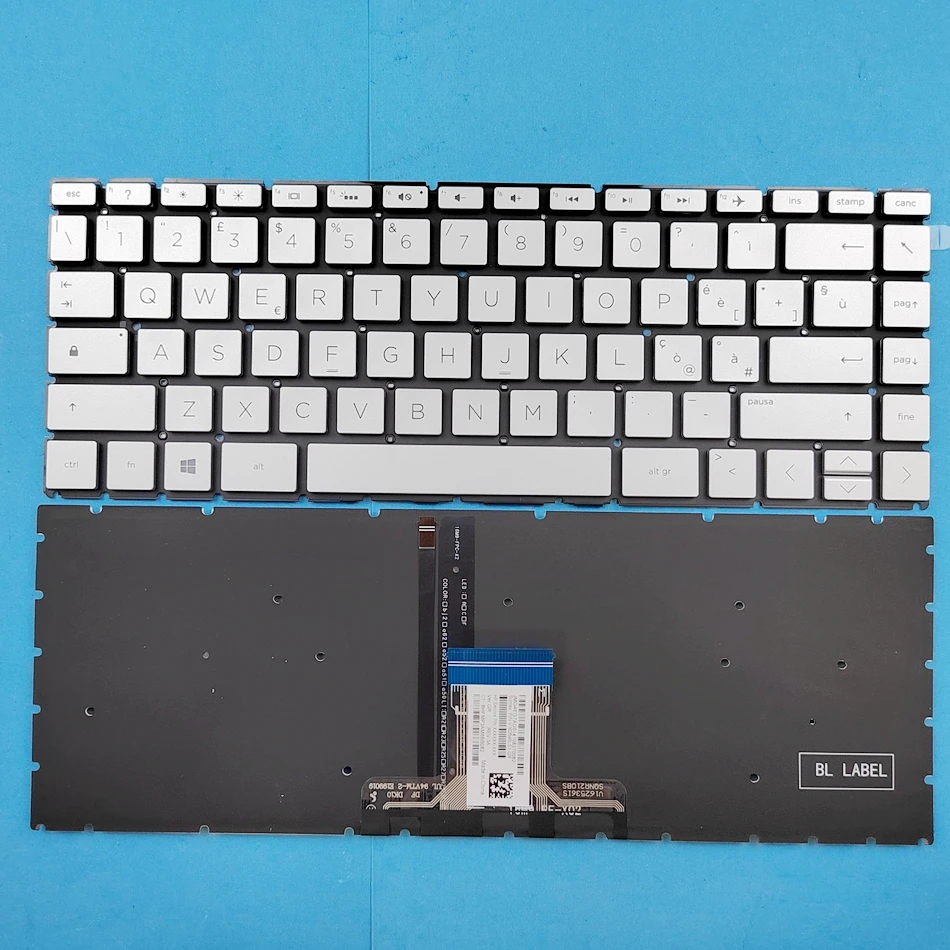 

Italian Backlit Keyboard For HP Pavilion X360 14-CK 14-CD 14-CE 14-CM 14-DG 14-CC 14-BD 14-CB W125 TPN-Q188 Q190 Q207 IT Layout