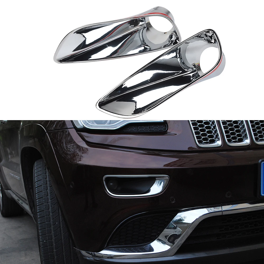 for Jeep Grand Cherokee Ultimate High-end 2014-2021 Front Fog Lamp Light Decoration Cover Trim Car Exterior Accessory ABS Chrome
for Jeep Grand Cherokee Ultimate High-end 2014-2021 Front Fog Lamp Light Decoration Cover Trim Car Exterior Accessory ABS Chrome