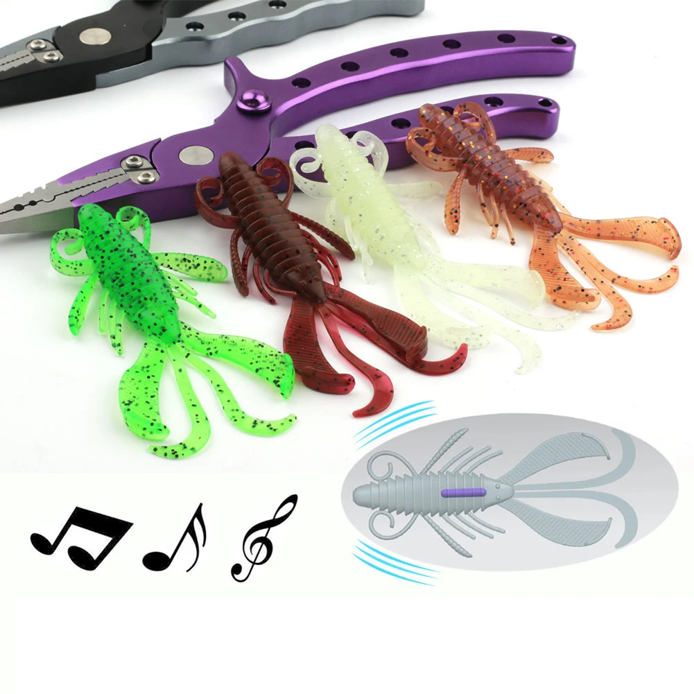 1pc Soft Shrimp Worm Luya Ring Bead Soft Bait Floating Water Fishing Lure Soft Insect TPR Silicone 6cm/9. 5cm Fish Bait Pesca
1pc Soft Shrimp Worm Luya Ring Bead Soft Bait Floating Water Fishing Lure Soft Insect TPR Silicone 6cm/9. 5cm Fish Bait Pesca