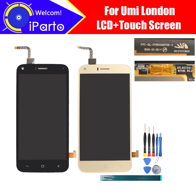 ЖК-дисплей Umi London + цифровой преобразователь сенсорного экрана 100% оригинальный протестированный ЖК-экран стеклянная панель для Лондонской ...
ЖК-дисплей Umi London + цифровой преобразователь сенсорного экрана 100% оригинальный протестированный ЖК-экран стеклянная панель для Лондонской ...