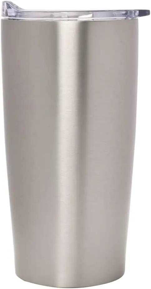 Stainless Steel Thermal Cup with Acrylic Lid Silver 600ML
Stainless Steel Thermal Cup with Acrylic Lid Silver 600ML