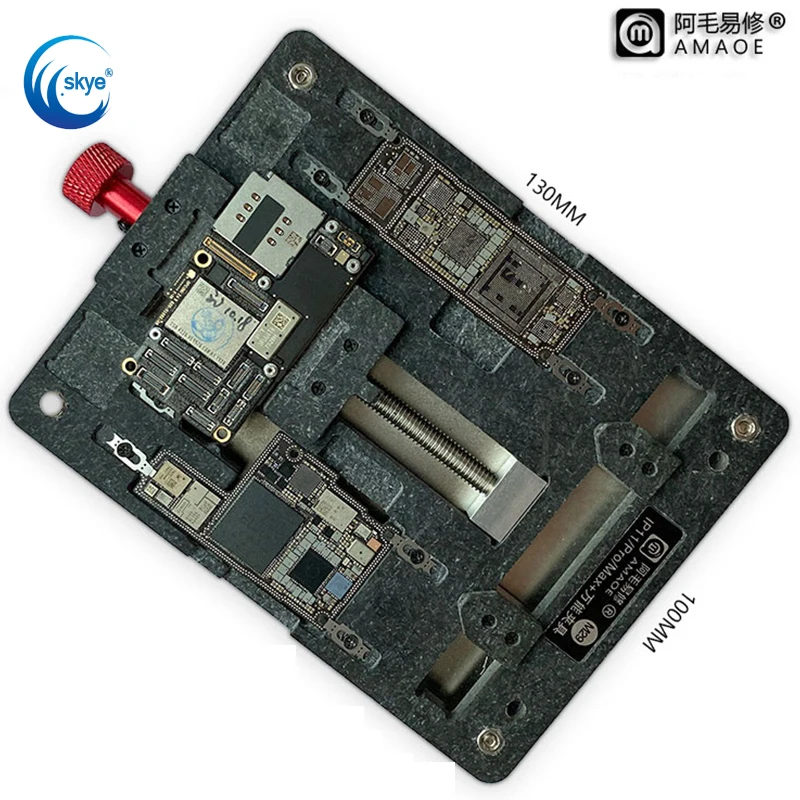 AMAOE M29 for IPhone 11/11Pro/Max Motherboard Solder Repair Holder Jig Fixture Universal Clip PCB Holder Clamp Tin Plant Table
AMAOE M29 for IPhone 11/11Pro/Max Motherboard Solder Repair Holder Jig Fixture Universal Clip PCB Holder Clamp Tin Plant Table