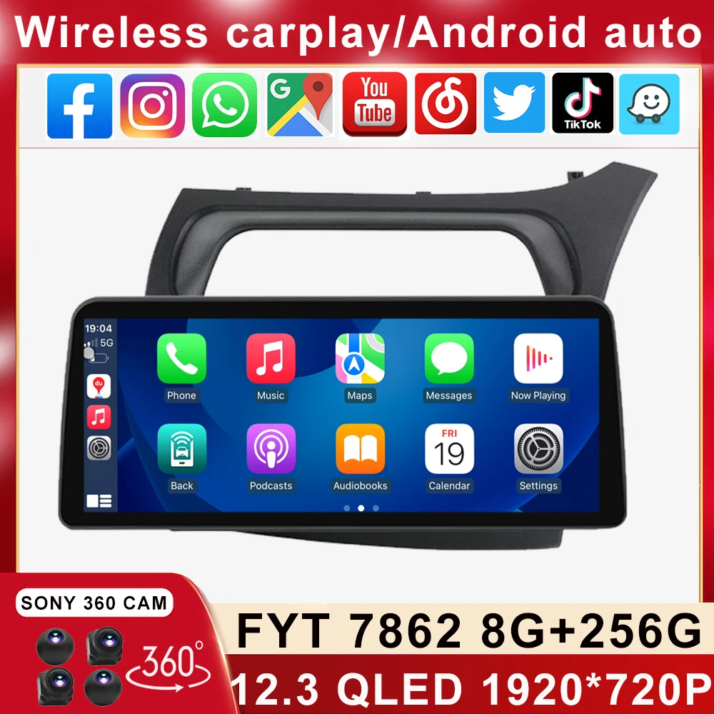 12.3 Inch QLED For Honda Civic Hatchback 2006 - 2012 Android Car Stereo Multimedia SWC Video Player Head Unit Carplay Auto GPS
12.3 Inch QLED For Honda Civic Hatchback 2006 - 2012 Android Car Stereo Multimedia SWC Video Player Head Unit Carplay Auto GPS