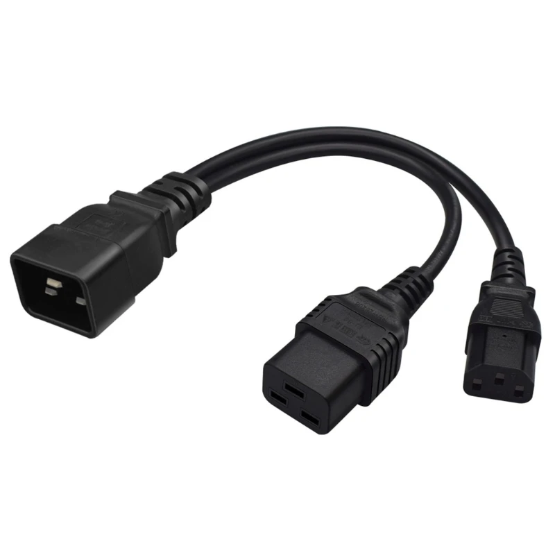 Сплиттер K0AC C20 на C13 + C19 Y, штекер питания, конвертер, один IEC 320 C20 штекер на C13 + C19, сплиттер, адаптер, кабель, шнур 32 см
Сплиттер K0AC C20 на C13 + C19 Y, штекер питания, конвертер, один IEC 320 C20 штекер на C13 + C19, сплиттер, адаптер, кабель, шнур 32 см