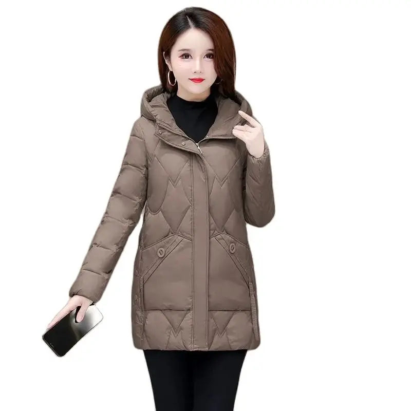 Fashion High-end Cotton-padded Women 2023 New Hooded Cotton-padded Jacket Winter Warm Slim Temperament Long Thick Coat WomenTide
Fashion High-end Cotton-padded Women 2023 New Hooded Cotton-padded Jacket Winter Warm Slim Temperament Long Thick Coat WomenTide