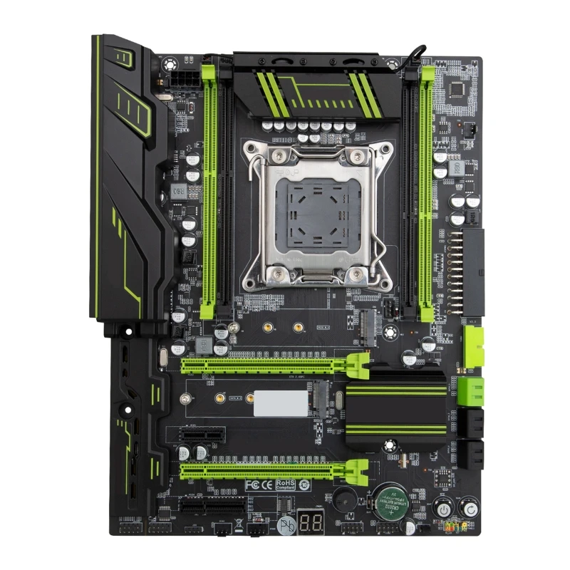 X79 GREEN 2.49 Base Plate Motherboard 4 Channels Intel XEON E5 LGA2011 DDR3 Recc NON-ECC NVME Memory USB3.0 SATA3.0 Port
X79 GREEN 2.49 Base Plate Motherboard 4 Channels Intel XEON E5 LGA2011 DDR3 Recc NON-ECC NVME Memory USB3.0 SATA3.0 Port