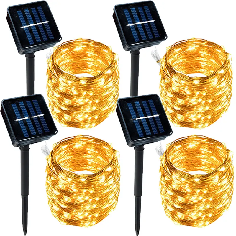 Solar String Fairy Lights 42m Christmas Lights Waterproof Outdoor Garland Solar Power Lamp Christmas for Garden Decoration
Solar String Fairy Lights 42m Christmas Lights Waterproof Outdoor Garland Solar Power Lamp Christmas for Garden Decoration