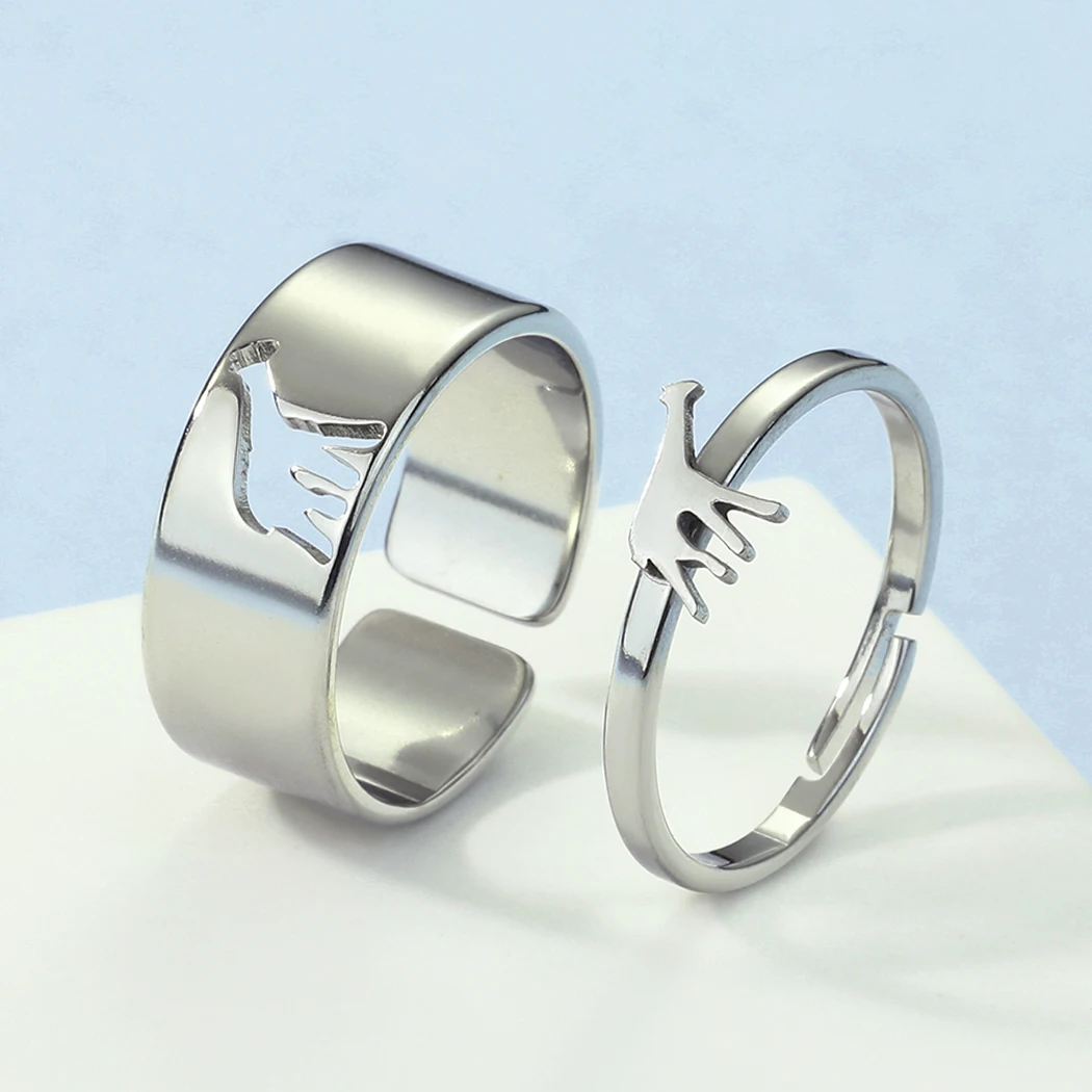 2PCS Gothic Giraffe Couple Ring Set Animal Matching Promise Ring Adjustable Open Rings For Women Girls Party Jewelry Lovers Gift
2PCS Gothic Giraffe Couple Ring Set Animal Matching Promise Ring Adjustable Open Rings For Women Girls Party Jewelry Lovers Gift