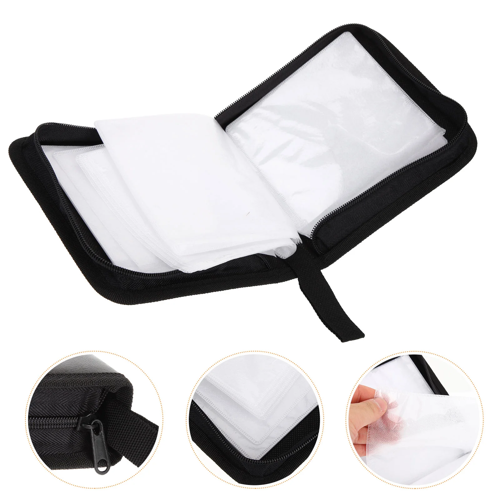 3 Pcs DVD Storage Case CD Wallet Black Zip Portable Carrying Organizer Non-woven Fabric Bag Disc Holder Travel Zipper
3 Pcs DVD Storage Case CD Wallet Black Zip Portable Carrying Organizer Non-woven Fabric Bag Disc Holder Travel Zipper