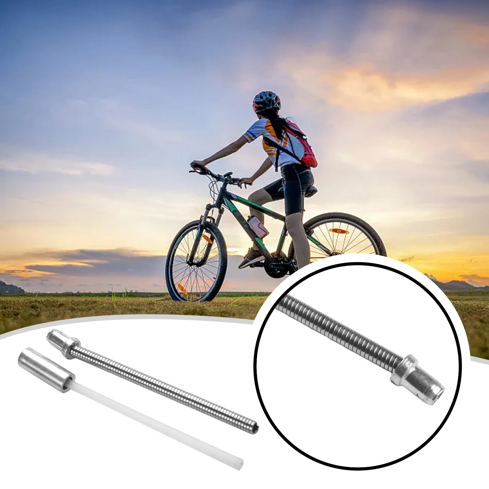 

Bike Parts V Brake Elbow 1PC 91.7mm Brake Bent Pipe Cable Guide MTB Bicycle Accessories Steel + Iron For Folding Bikes Brand New