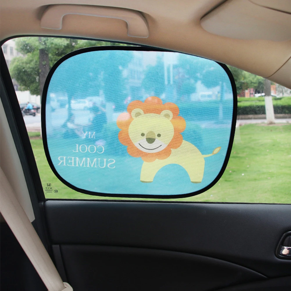 2pcs Car Side Window Sunshade Curtains UV Protection Auto Windows Sun Visor Animal Pattern Blinds Cover Sun Shade Car Styling
2pcs Car Side Window Sunshade Curtains UV Protection Auto Windows Sun Visor Animal Pattern Blinds Cover Sun Shade Car Styling