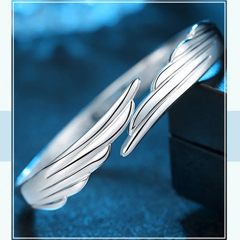 Wing Cuff Women's Bangles Bracelet 925 Sterling Silver Wedding Luxury Quality Fine Jewelry Ladies Wholesale Free Shipping
Wing Cuff Women's Bangles Bracelet 925 Sterling Silver Wedding Luxury Quality Fine Jewelry Ladies Wholesale Free Shipping