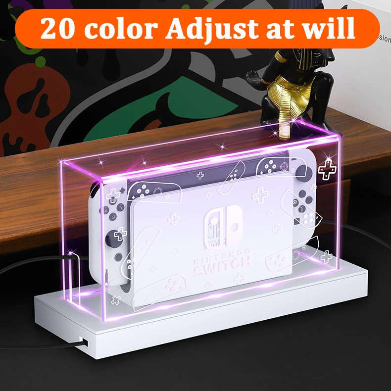 For Nintendo Switch / Oled Light Emitting display Base Dustproof Cover Free Control Switch Acrylic Console Shell Game Console
For Nintendo Switch / Oled Light Emitting display Base Dustproof Cover Free Control Switch Acrylic Console Shell Game Console