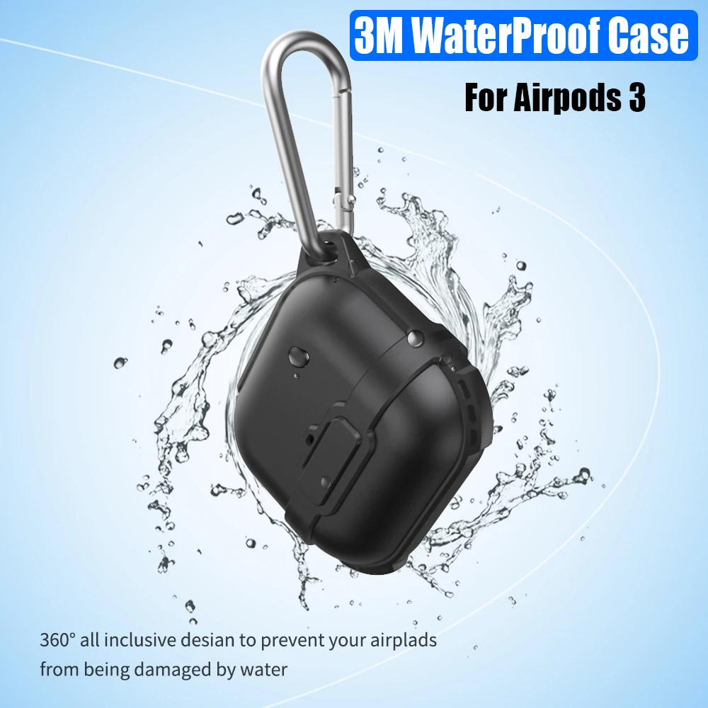 IP68 водонепроницаемый телефон для AirPods 3 2021, чехол с металлическим крючком, устойчивый к царапинам и дождю, для плавания и занятий спортом на о...
IP68 водонепроницаемый телефон для AirPods 3 2021, чехол с металлическим крючком, устойчивый к царапинам и дождю, для плавания и занятий спортом на о...