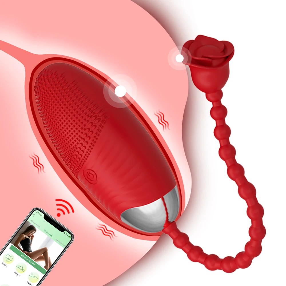 

APP Remote Jump Egg Vaginal Vibrators Sex Toys For Women Masturbator Vibrating Egg Clitoris Stimulation Panties Toys for Adults