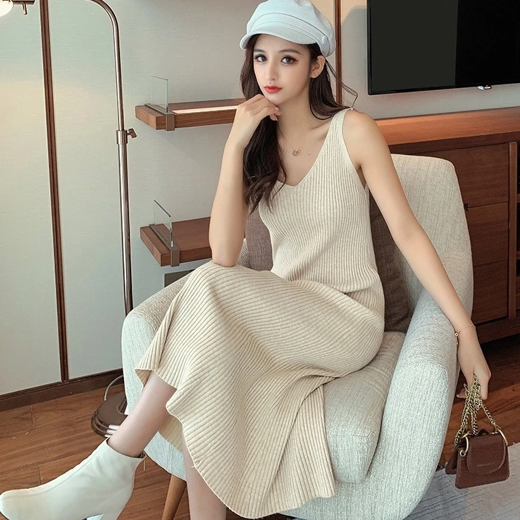 2022 V Neck Knitted Sexy Dress Women Solid Spring Summer Soft 2020 Vestidos Retro Long Dresses Fashion Clothes 14215
2022 V Neck Knitted Sexy Dress Women Solid Spring Summer Soft 2020 Vestidos Retro Long Dresses Fashion Clothes 14215