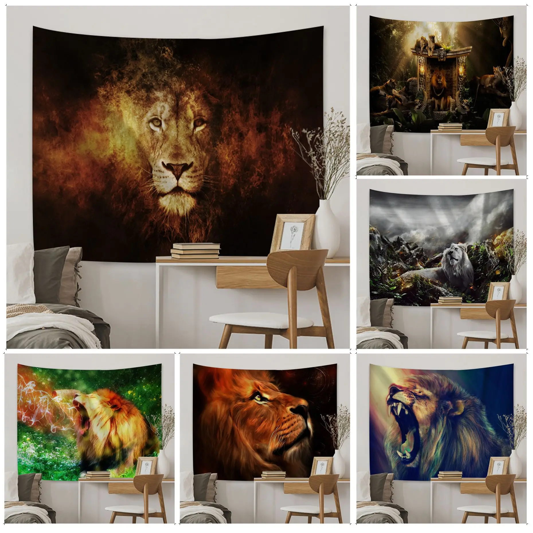 Cool Lion DIY Wall Tapestry Japanese Wall Tapestry Anime Cheap Hippie Wall Hanging
Cool Lion DIY Wall Tapestry Japanese Wall Tapestry Anime Cheap Hippie Wall Hanging