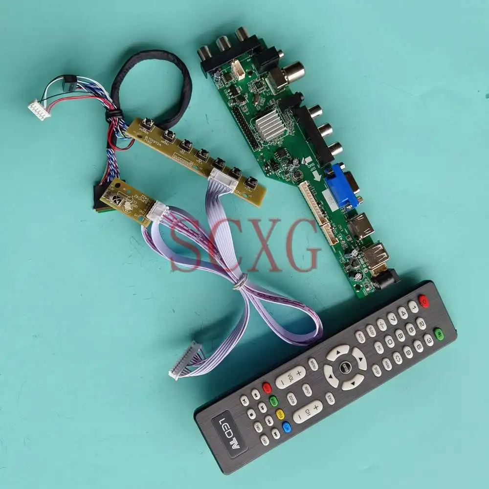 Fit LTN156AT23-C01 LCD Control Driver Board Kit AV USB HDMI-Compatible VGA Display Digital Signal DVB 1366 768 LVDS 40 Pin 15.6"
Fit LTN156AT23-C01 LCD Control Driver Board Kit AV USB HDMI-Compatible VGA Display Digital Signal DVB 1366 768 LVDS 40 Pin 15.6"