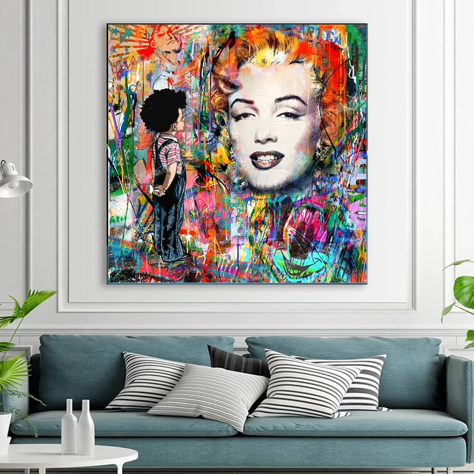 Banksy Boy Doodle Artwork Canvas Painting Superstar Marilyn Monroe Posters By Memento On The Wall Art Home Decor Prints Cuadros
Banksy Boy Doodle Artwork Canvas Painting Superstar Marilyn Monroe Posters By Memento On The Wall Art Home Decor Prints Cuadros