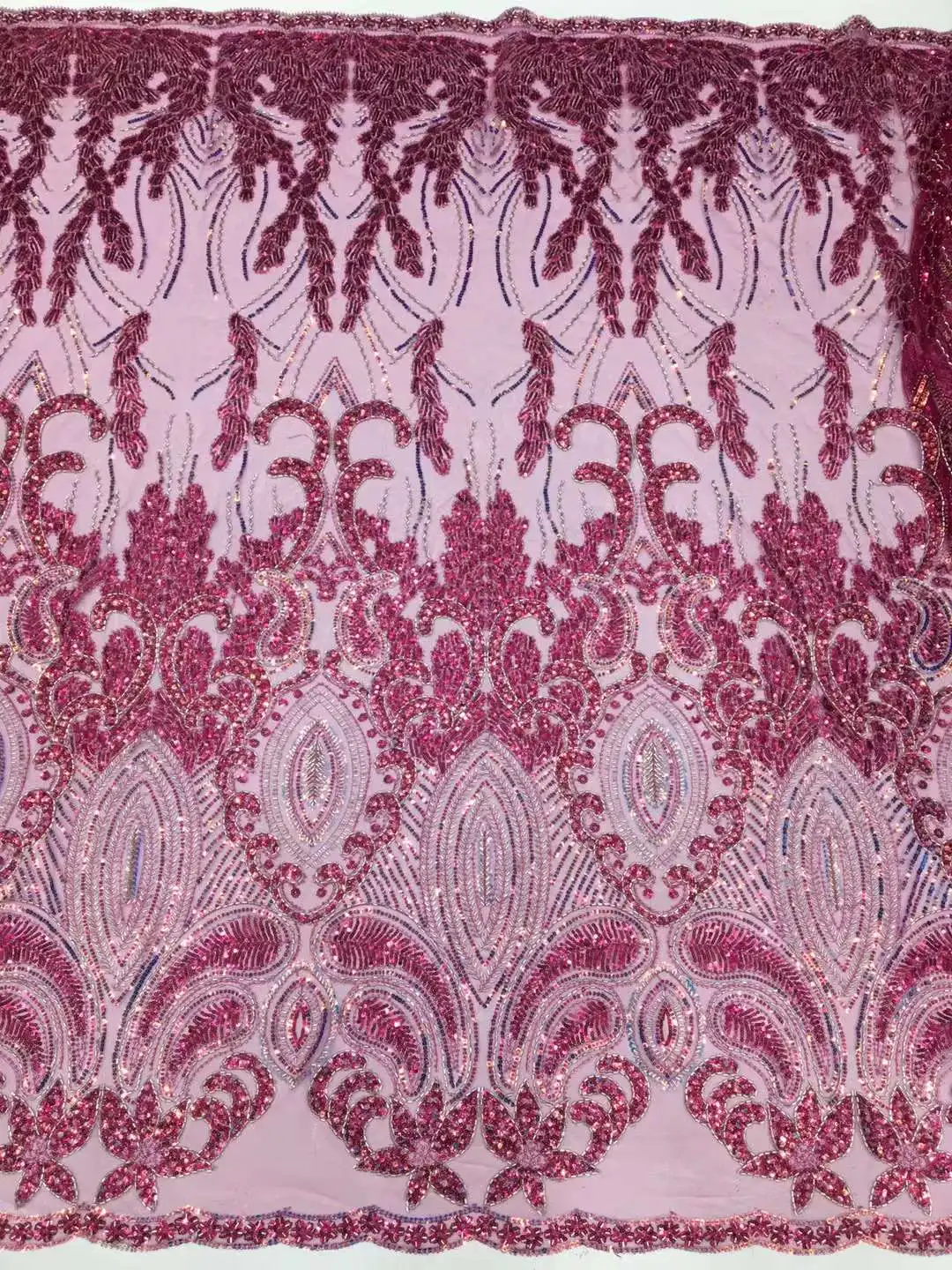 Luxury Handmade Beaded Lace Fabric High Quality Embroidery Groom Lace Fabric Nigerian Sequins Lace Fabric for Party XXL-612
Luxury Handmade Beaded Lace Fabric High Quality Embroidery Groom Lace Fabric Nigerian Sequins Lace Fabric for Party XXL-612