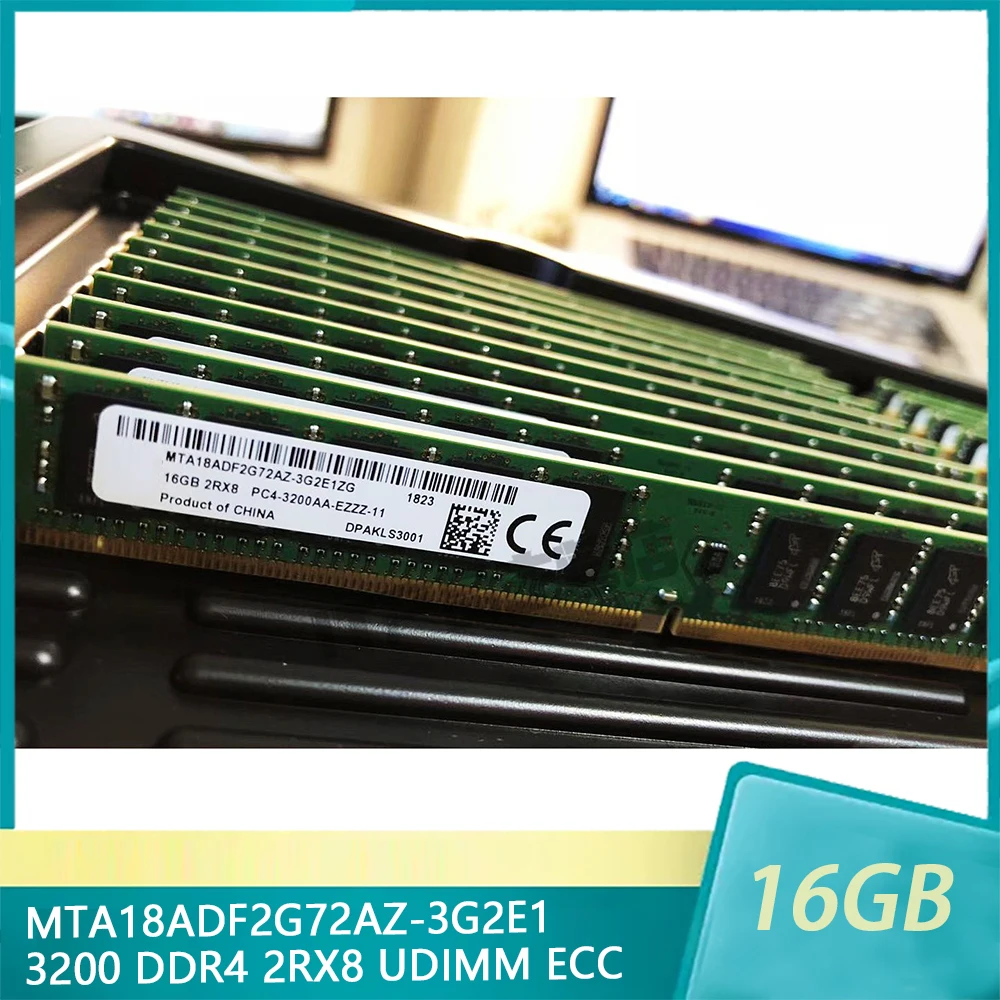 For MT RAM 16GB 16G 3200 DDR4 2RX8 UDIMM ECC Narrow VLP MTA18ADF2G72AZ-3G2E1 Server Memory Fast Ship High Quality
For MT RAM 16GB 16G 3200 DDR4 2RX8 UDIMM ECC Narrow VLP MTA18ADF2G72AZ-3G2E1 Server Memory Fast Ship High Quality