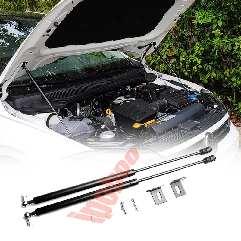 

2 шт. газовый заряженный передний капот подъемник опоры стойки Пружинные амортизаторы подставки подходят для Volkswagen Polo 6 2017 -2023
