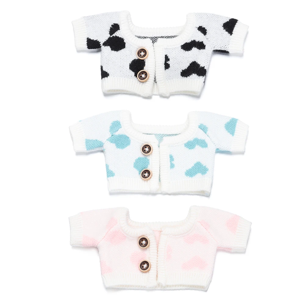 20cm Doll Clothes Tops Cardigans Milk PatternWinter Warm Knitted Sweater Coat For Idol Dolls Accessories Baby Kid DIY Toys
20cm Doll Clothes Tops Cardigans Milk PatternWinter Warm Knitted Sweater Coat For Idol Dolls Accessories Baby Kid DIY Toys