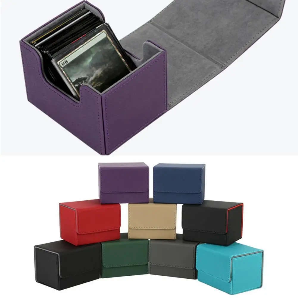 Card Box Impact Resistant Large Capacity Faux Leather TCG Trading Card Game Card Holder for Tarot
Card Box Impact Resistant Large Capacity Faux Leather TCG Trading Card Game Card Holder for Tarot