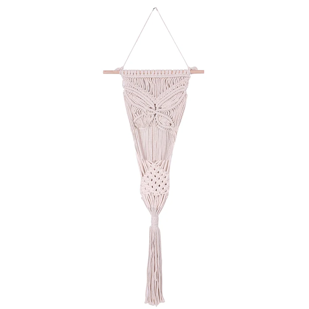 Wall Hanging Macrame Bohemian Tapestry Decor Flowerplanter Basket Woven Decorative Handwovenhanger Holder Pot Ropebonsai
Wall Hanging Macrame Bohemian Tapestry Decor Flowerplanter Basket Woven Decorative Handwovenhanger Holder Pot Ropebonsai